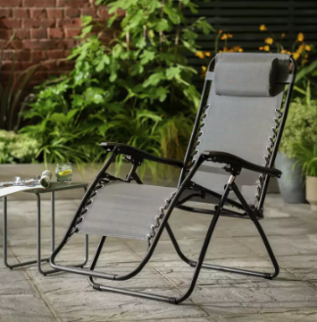 Gravity sun deals loungers home bargains